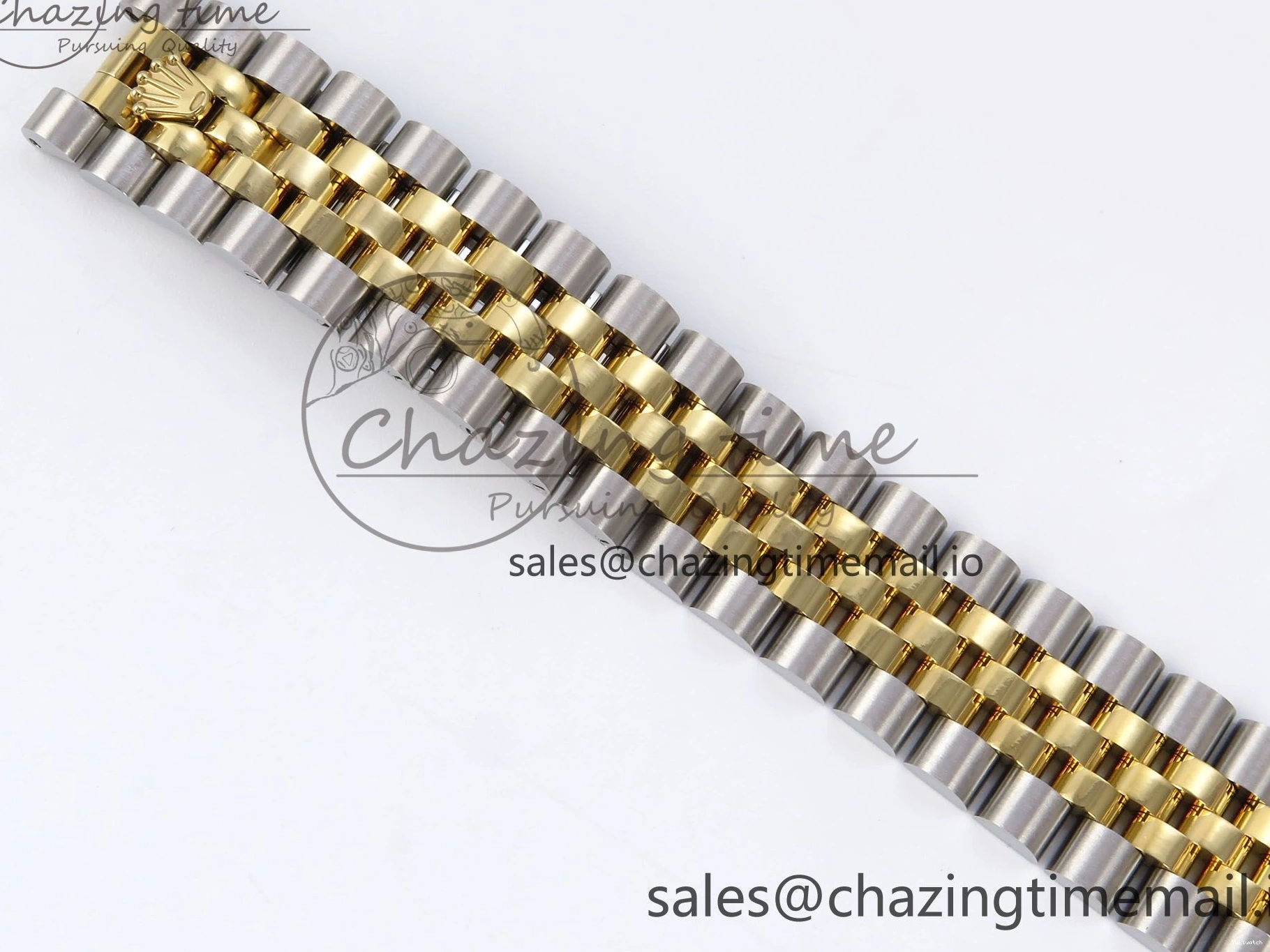 JARF 904L YG Diamonds SS Jubilee Edition Gray 278383RBR Roman 1:1 Best 31 on Steel Bracelet DateJust Dial HZ2236 0502